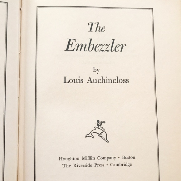 The Embezzler by Louis Auchincloss - Picture 5 of 6